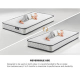 100476 Merge Bedra Baby Cot Mattress Reversible Toddler Bed Bonnel Spring Foam 13cm Z326