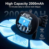 Neck Black shoulder Massager,Electric Heated Kneading Back Massager Pain Relife 1018169.