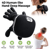 Neck Black shoulder Massager,Electric Heated Kneading Back Massager Pain Relife 1018169.