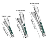 1022124 Merge 3 Pcs Anti-Slip Stainless Steel Kitchen Food Tongs Grill Meat Bread Serving Clip Z299 xxxxxxx You 120726.