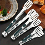 1022124 Merge 3 Pcs Anti-Slip Stainless Steel Kitchen Food Tongs Grill Meat Bread Serving Clip Z299 xxxxxxx You 120726.