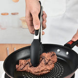 1022125 Merge 2 Piece Black Kitchen Tongs Premium Silicone BPA Free Non Stick Stainless Steel Z299 xxxxxxx You 120726.