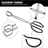 1022126 Merge 3 Pack Stainless Steel Scissor Tongs Kitchen BBQ Grilling Food Baking Tongs Z299 xxxxxxx You 120726.