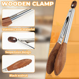 1022127 Merge Walnut Wood Tong Versatile Kitchen Wooden Ends Tong With Stainless Handle Z299 xxxxxxx you 120726.