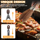 1022127 Merge Walnut Wood Tong Versatile Kitchen Wooden Ends Tong With Stainless Handle Z299 xxxxxxx you 120726.