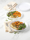 1022131 Merge Microwave Plates Set Of 4 White Z216.