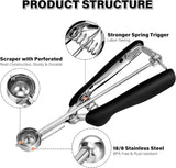 1022146 Merge Extra Small Cookie Scoop 1 TSP Professional Stainless Steel Mini Scoop Z202 xxxxxxx You 180726.
