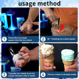 1022148 Merge Ice Cream Scooper Stainless Steel Cylindrical Ice Cream Sandwiches Scoop Z202 xxxxxxx You 180726.