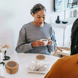 1022245 Merge 12Pcs Cup Coasters Coffee Pad With Rack Nordic Mandala round Cork Coaster Z219.