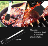 1026020 Merge 6PCS BBQ Tool Set Stainless Steel Grill Utensils Kit Barbecure Cook Accessories Z149.