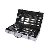 1026021 Merge Moyasu 18 PCS BBQ Tool Set Stainless Steel Outdoor Barbecue Accessory Grill Cook Z149.