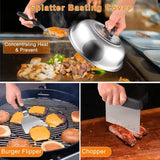 1026025 Merge 32 PCS Stainless Steel BBQ Tool Utensil Grill Cook Spatula Set Z149.