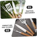 1026026 Merge 5 Piece BBQ Grill Tool Set Stainless Steel With Carry Bag Outdoor Grill Gift Z149 xxxxxxx You 251225.