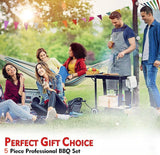 1026026 Merge 5 Piece BBQ Grill Tool Set Stainless Steel With Carry Bag Outdoor Grill Gift Z149 xxxxxxx You 251225.