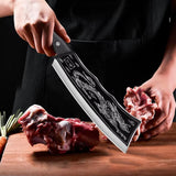 1026056 Merge Handmade Forged Kitchen Vegetable Meat Chopping Chef Knife Cleaver Chinese Knife Z276 xxxxxxx You 210526.
