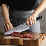 1026058 Merge 2Turwho Kitchen Kiritsuke Chef Knife Japanese VG10 Damascus Steel Black And Green Z276 xxxxxxx You 210526.