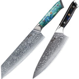 1026058 Merge 2Turwho Kitchen Kiritsuke Chef Knife Japanese VG10 Damascus Steel Black And Green Z276 xxxxxxx You 210526.