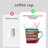 1026086 Merge  300ml Painted Book Mug Novelty 3d Painted Books Coffee Mug, Unique Z303 xxxxxxx You 200726.