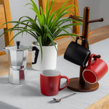 1026088 Merge Argon Tableware 6 Piece Matt Tea Coffee Mug Set Of Black And Red Z303 xxxxxxx You 200726.