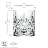 1026092 6 RCR Crystal 240ml Melodia Whisky Glasses Tumblers Glassware Z304 xxxxxxx You 210727.