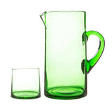 1026094 Merge 7pc Recycled Glassware Set 6 Drinking Glasses Tumblers 1 Water Jug Juice Pitcher Z304 xxxxxxx You 210726.