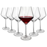 1026095 Merge 6x680ml Soho Crystal Red Wine Glasses Drinking Goblet Party Gift Set Z304 xxxxxxx You 210726.