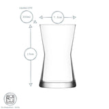 1026097 Merge Hi Ball Glasses Water Juice Highball Drinking Tumbler Derin Glass350ml x 6	Z304 You xxxxxxx You 210726.