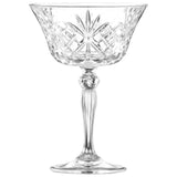 1026100 Merge 6x RCR Crystal 260ml Melodia Glass Champagne Saucers vintage Coupe Glasses Set Z305 xxxxxxx You 220726.