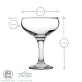 1026103 Merge 6x Misket Champagne Saucers Vintage Expresso Martini Cocktail Coupe Glass 235ml Z305 xxxxxxx You 220726.