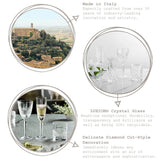 1026105 Merge RCR Crystal 190ml Brillante Glass Champagne Flutes Wedding Party Glasses Z305 xxxxxxx You 230726.