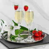 1026107 Merge 6 Pieces LAV Clear 230ml Ella Glass Champagne Flutes Prosecco Wedding Party Z305 xxxxxxx You 230726.