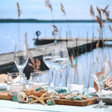 1026107 Merge 6 Pieces LAV Clear 230ml Ella Glass Champagne Flutes Prosecco Wedding Party Z305 xxxxxxx You 230726.