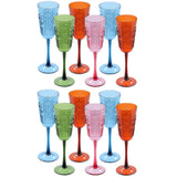 1026108 Merge 12xLemon Florel Deco 320ml Plastic Champagne Glass Goblet steamware Asst Z305 xxxxxxx You.