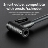 104148 Merge RockBros Floor Pump Motorcycle Bike Gauge 120PSI Presta Schrader Z294 xxxxxxx You 030726