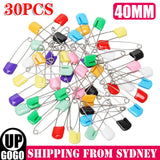 10500 Merge 30 Pieces Large Baby Nappy Safety Pins Dress Clothing Nappy Hold Clip Tool 40mm Z147 xxxxxxx You Z202 100626.