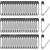 10504 Merge 100 Pieces Small Tiny Safety Pins Black 19mm Metal Sewing Craft Mini Pin Z147 xxxxxxx You 100626.