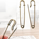 10507 Merge Safety Pins (2022 New) 10cm Large Safety Pins Pack Of 15 For Cloths Leather Z147 xxxxxxx You 110626.