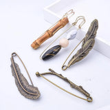10508 Merge 5Pcs Vintage Chic Brooch Extra Large Safety Pins Heavy Duty Z147 xxxxxxx You 110627.