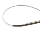 10512 Merge Quality Stainless Steel Circular Needle Hook Yarn 7mm Knitting Craft 43cmLx7mm Z296 xxxxxxx 080726.
