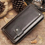 10521 Merge Business Genuine Cow Leather Clutches Wallet Men Long Phone Purse Male Z273 xxxxxxx You 140526.
