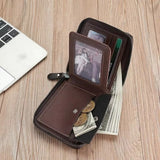 10522 Merge Luxury Mens Wallet Zipper Card Holders New Male Gifts Coffee In Colour	Z273 xxxxxxx You 140526.