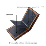 10525 Merge Pu Leather Male Bifold Wallet Classic Coin Pocket Credit Card Holder Cash Z273 xxxxxxx You 140526.