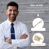 10544 Merge Golden Rhinestone Mens Links Tie Clip Set Alloy Business Attire Z275 xxxxxxx You 190526.