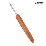 10551 Merge 3.0mm Bamboo Wooden Crochet Needle Long Knitting Hooks Sweater Z297