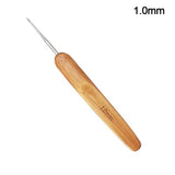 10552 Merge 1.0mm Bamboo Wooden Crochet Needle Long Knitting Hooks Sweater Z297 xxxxxxx You 090726.