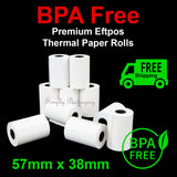 106460 Merge BPA Free 100 Rolls 57x38mm Eftpos Thermal Paper Cash Register Receipt Paper Z316 xxxxxxx You 160826.