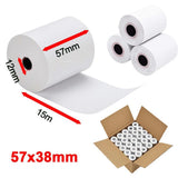 106465 Merge 50 Rolls 57x38 EFPOS Thermal Paper POS Cash Register Receipt Paper Roll Z316 xxxxxxx You 160826.