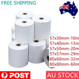 106466 Merge Thermal Cash Register Printing Receipt Roll Eftpos 57x57 29mts 100 Rolls Z316 xxxxxxx You Z316.
