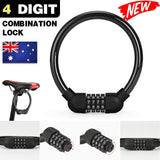 10724 Merge Bike Bicycle Code Combination Lock 4 Digital Password Pin Security Cable Lock Z263 xxxxxxx You 280426.