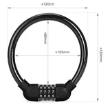 10724 Merge Bike Bicycle Code Combination Lock 4 Digital Password Pin Security Cable Lock Z263 xxxxxxx You 280426.